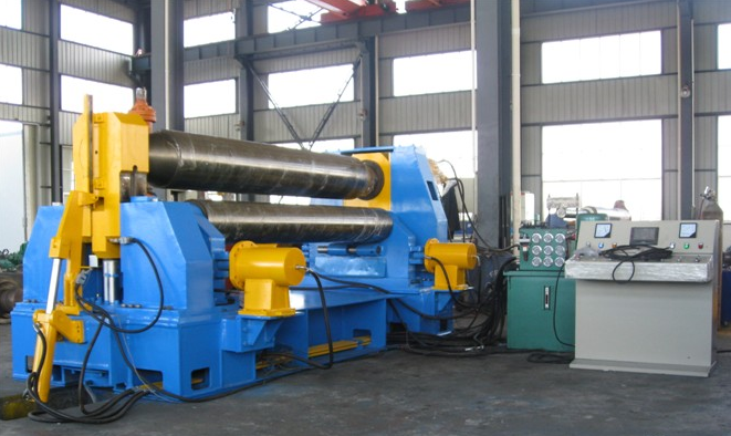 水平下調式卷板機