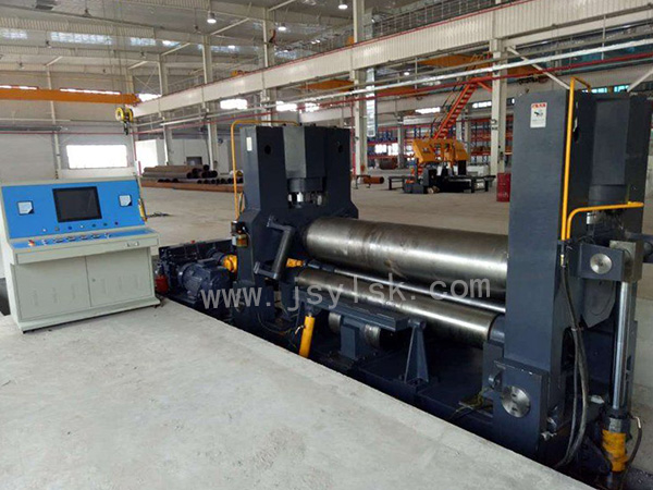 水平下調式卷板機