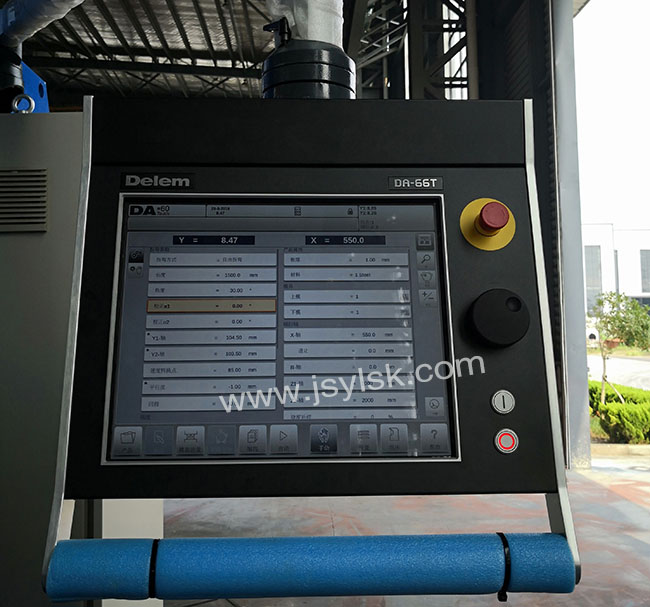WE67K-125/3200數控折彎機 DA66T數控系統，6+1軸